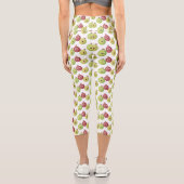 Niedliches Gooseberry-Trio mit Cartoon Capri Leggings (Rückseite)