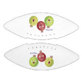 Niedliches Gooseberry-Trio mit Cartoon Football (Paneele)
