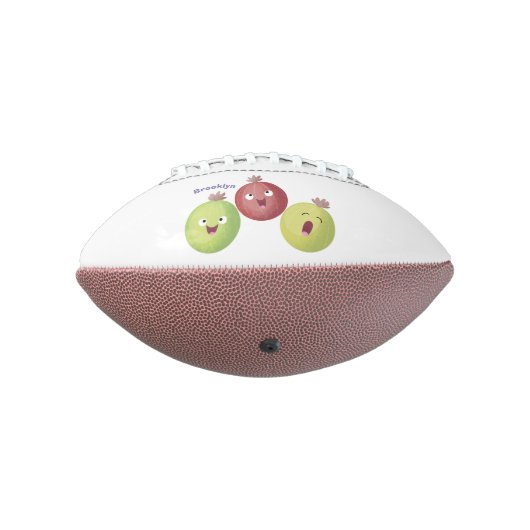 Niedliches Gooseberry-Trio mit Cartoon Football (Gedreht 270)