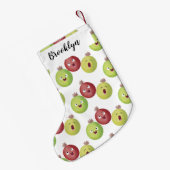 Niedliches Gooseberry-Trio mit Cartoon Kleiner Weihnachtsstrumpf (Rückseite (Hängend))