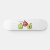 Niedliches Gooseberry-Trio mit Cartoon Skateboard (Horizontal)