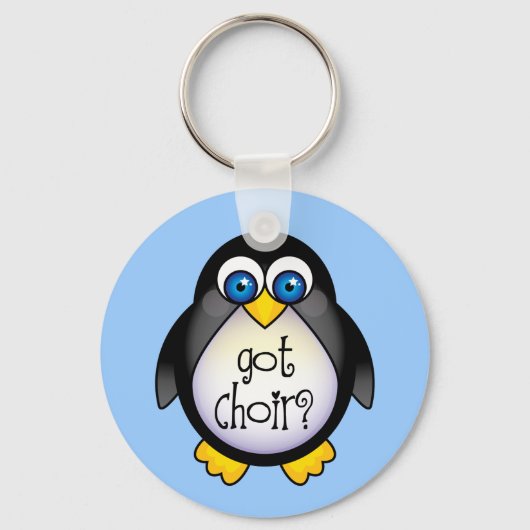 Niedliches Got Pinguin-Geschenk Schlüsselanhänger (Vorderseite)