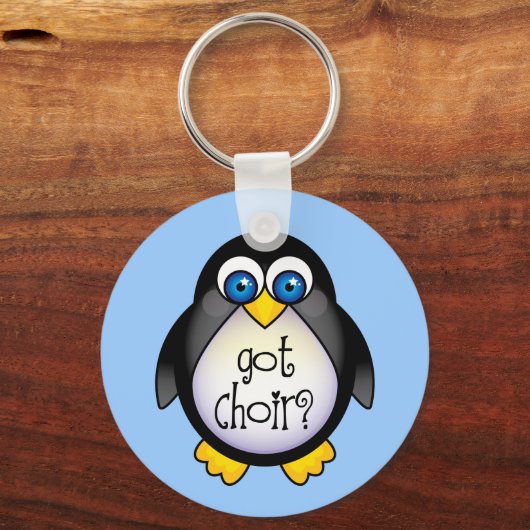 Niedliches Got Pinguin-Geschenk Schlüsselanhänger (Vorderseite)