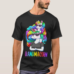 Niedliches Grandmacorn Einhorn Kostüm Oma Mama Mod T-Shirt