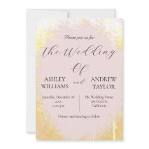 Niedliches Gras Gelb Elegantes Pastell Rosa Hochze