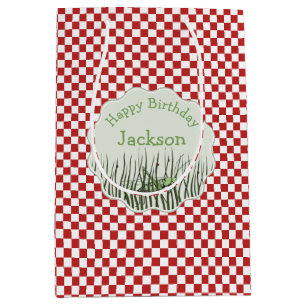 Niedliches Grasshopper Bug Theme Custom Birthday Mittlere Geschenktüte