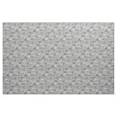 Niedliches, graues Blumenmuster Stoff (Yard (91,4 cm))