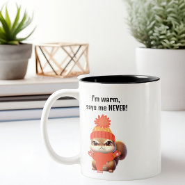 Niedliches graues Eichhörnchen, lustiger Geburtsta Tasse