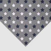 Niedliches graues geometrisches Muster Weiß & Schw Seidenpapier (Detail)