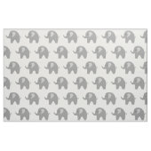 Niedliches graues Gewebe des Elefantmuster-Gewebes Stoff (Fat Quarter (45,7 x 55,9 cm))
