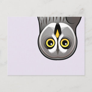 Niedliches graues Owl Postkarte