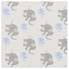 Niedliches graues und blaues stoff