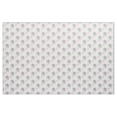 Niedliches graues und rosa Baby-Elefant-Muster Stoff (Fat Quarter (45,7 x 55,9 cm))