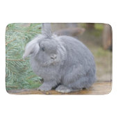 Niedliches Graukaninchen Badematte (Vorderseite)