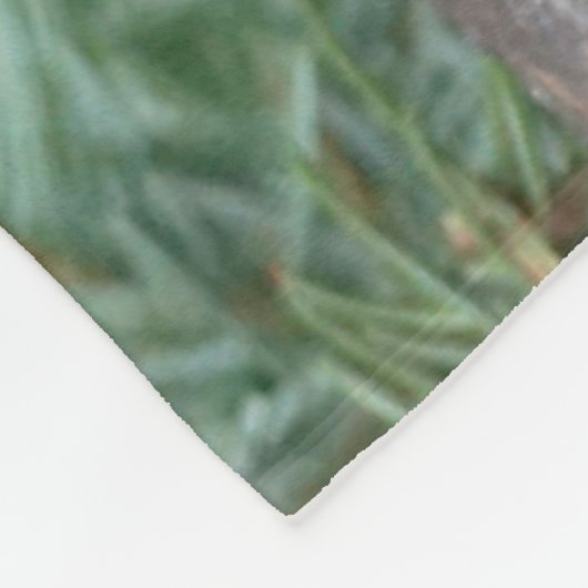 Niedliches Graukaninchen Fleecedecke (Ecke)