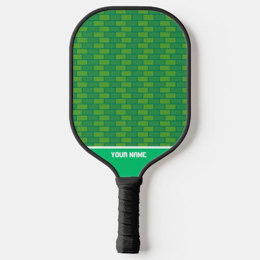 Niedliches Green Brick Sport Pickleball Paddel Pickleball Schläger (Rückseite)