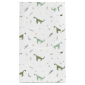 Niedliches Green Dinosaurier Muster Kleine Geschenktüte (Rückseite)