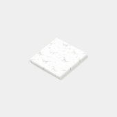 Niedliches Green Dinosaurier Muster Post-it Klebezettel (angewinkelt)