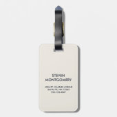 Niedliches Green Frankenstein Monster-Gesicht Hall Gepäckanhänger (Rückseite vertikal)