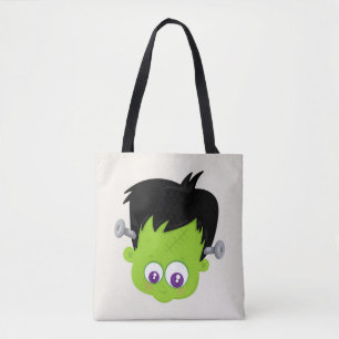 Niedliches Green Frankenstein Monster-Gesicht Hall Tasche