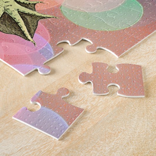 Niedliches Green Frog Young Child Puzzle (Seite)