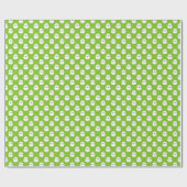 Niedliches Green Ghost-Muster - Halloween-Design Geschenkpapier (Flach)