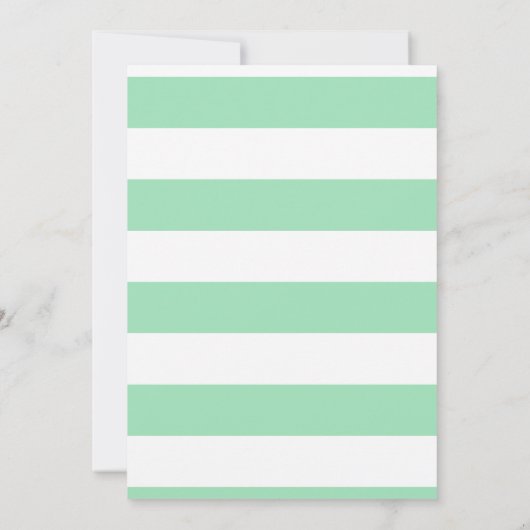 Niedliches Green Teddy Bear Drive mit Babydusche Einladung (Rückseite)