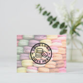 Niedliches Großbacken Postkarte (Stehend Vorderseite)