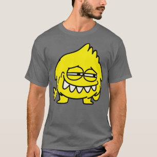 Niedliches großes Zweifelsgelbes Monster 2 T-Shirt