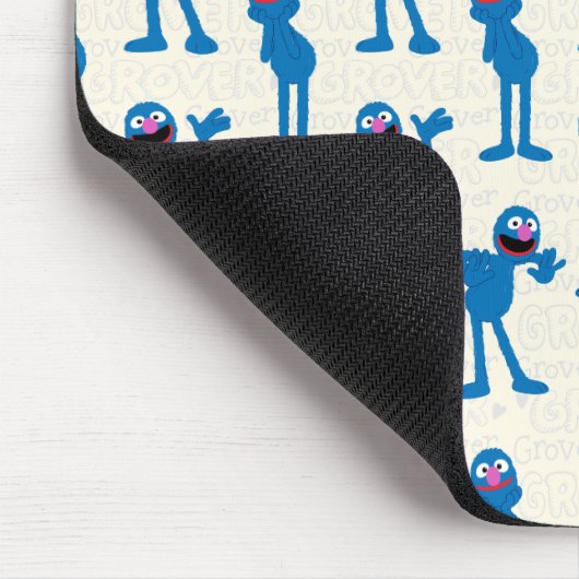 Niedliches Grover Muster Mousepad (Ecke)