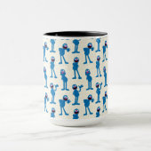 Niedliches Grover Muster Tasse (Zentrum)