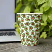 Niedliches Grün Avocados Sommereis Pappbecher