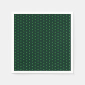 Niedliches Grüne Cloud Kleeblatt - modernes Papier Serviette (Vorderseite)