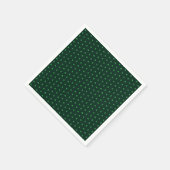 Niedliches Grüne Cloud Kleeblatt - modernes Papier Serviette (Ecke)