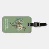 Niedliches Grüne Lady Bug Inspiration Adventure Zi Gepäckanhänger (Vorderseite horizontal)