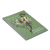 Niedliches Grüne Lady Bug Inspiration Adventure Zi Notizblock (Rechte Seite)