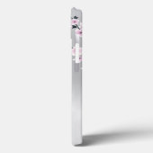 Niedliches Grünes Hummingbird Cherry Blossom Monog Case-Mate iPhone Hülle (Rückseite / Links)