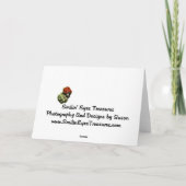 Niedliches grünes Kaninchen Neues Baby-Foto Ankündigung (Rückseite)