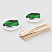 Niedliches grünes Kleinwagen Fächer (Non-assembled)