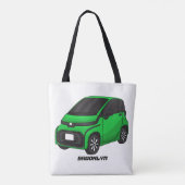 Niedliches grünes Kleinwagen Tasche (Rückseite)