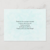 Niedliches Grünes Märchen Schwein in Extravaganter Postkarte (Rückseite)