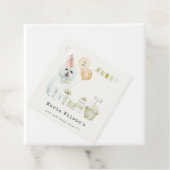 Niedliches grünes Rost Party Welpe Hund jedes Alte Geschenkanhänger (Beispiel)