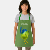 Niedliches grünes Vogelgewässer Schürze (Insitu)