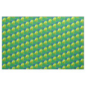 Niedliches grünes Vogelgewässer Stoff (Yard (91,4 cm))