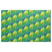 Niedliches grünes Vogelgewässer Stoff (Fat Quarter (45,7 x 55,9 cm))