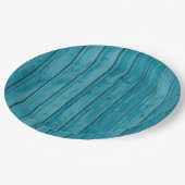 Niedliches Grünholz Vintag Pappteller (Schrägansicht)