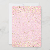 niedliches gürtelrosa Flamingo-Party Einladung (Rückseite)
