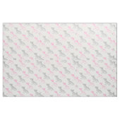 Niedliches gürtelrosa, graues Chihuahua-Muster Stoff (Fat Quarter (45,7 x 55,9 cm))