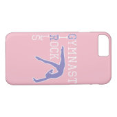 Niedliches Gymnastik-Mädchen-Felsen-Geschenk für Case-Mate iPhone Hülle (Rückseite (Horizontal))