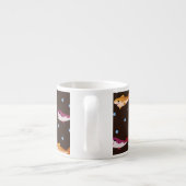 Niedliches Haimuster, Haifische Liebhaber Espressotasse (Rückseite)